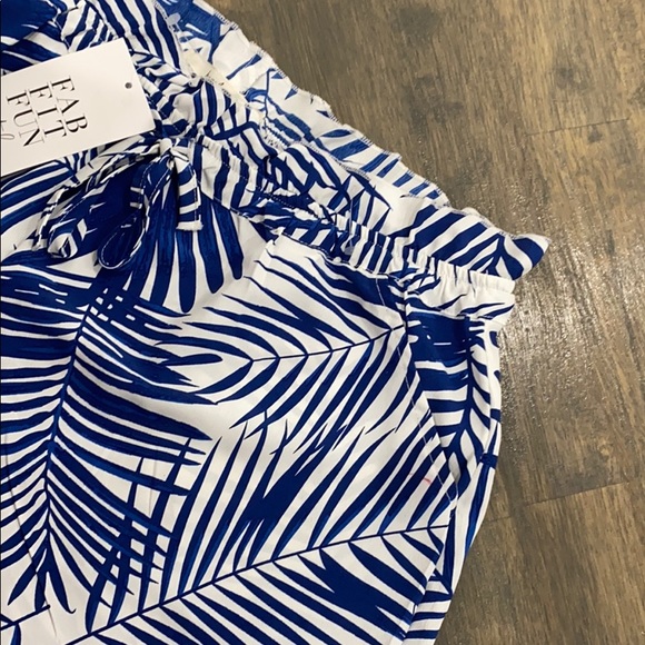 HAGEL BLUE PALM SHORTS - Picture 5 of 5